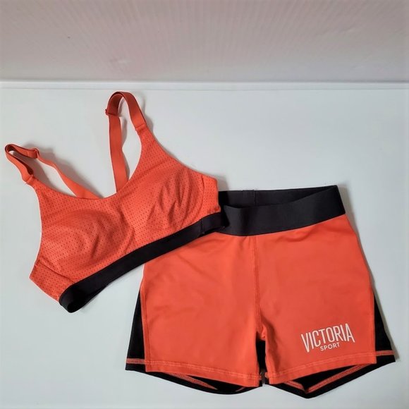 Victoria's Secret Other - Victoria Sports Bra 32A & Bike Short XS Set